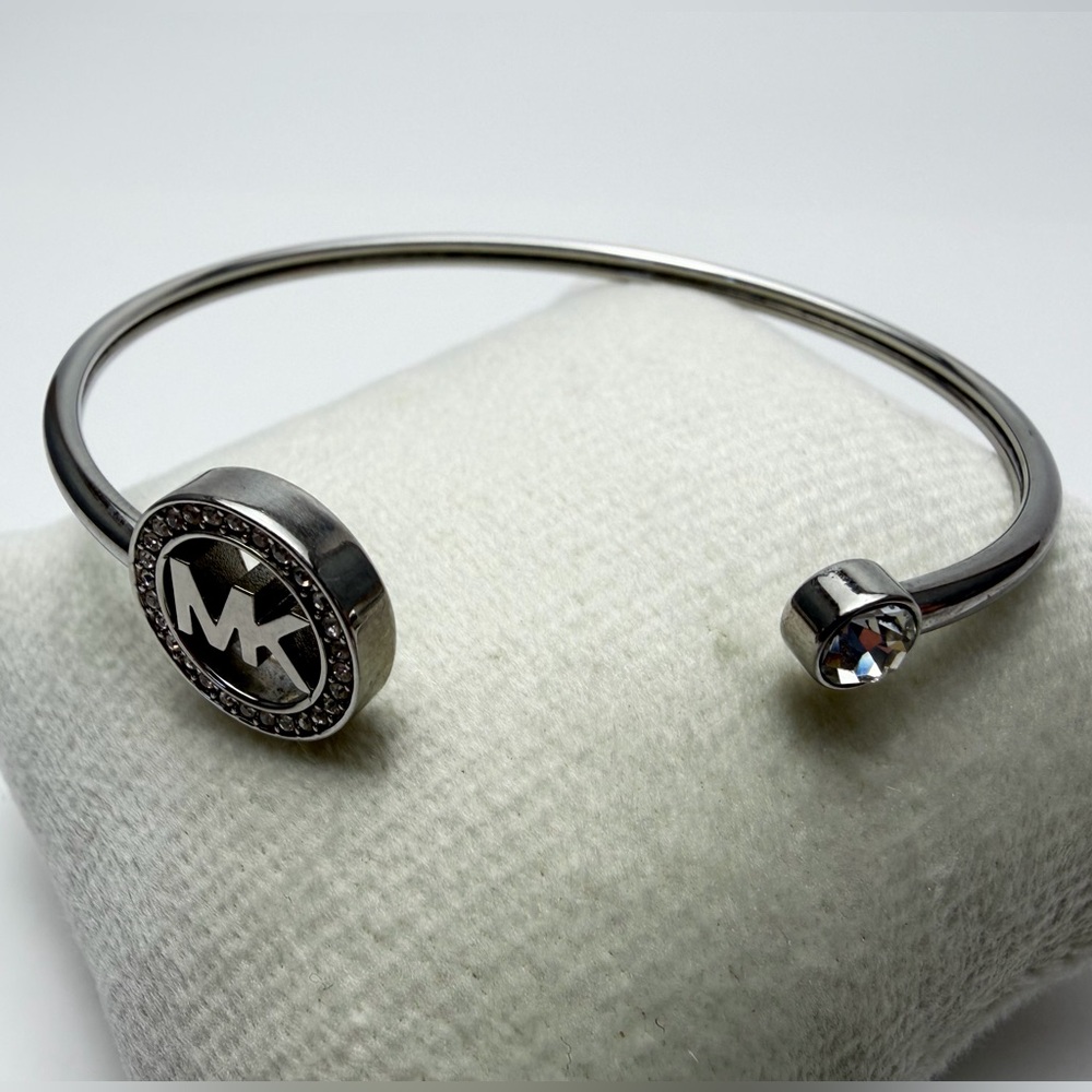 Michael Kors Silver Logo Bangle